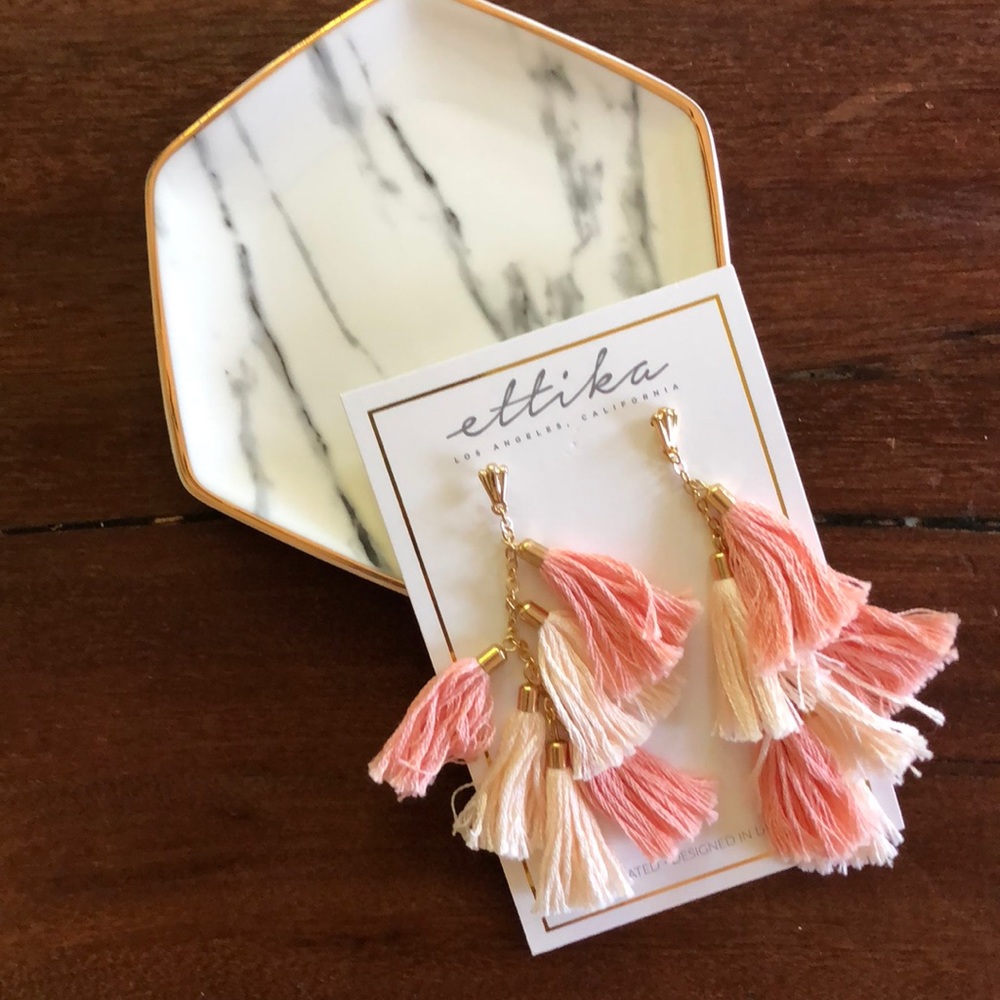 Ettika daydreamer tassel earrings